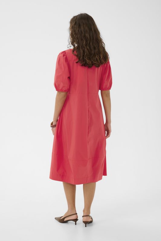 CUantoinett SS Dress - Fiery Red 