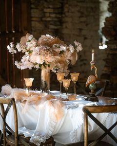 Hovedbilde Kunstig dahlia – aprikos