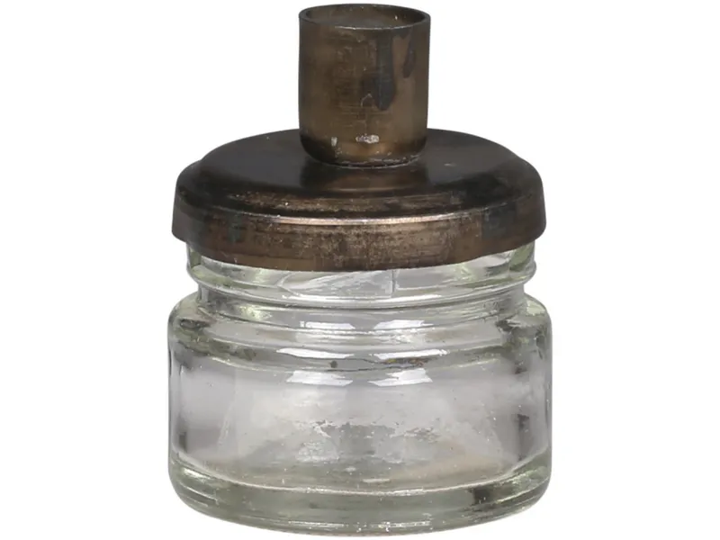 Lysestake til små lys H5,5/Ø4 cm antique messing