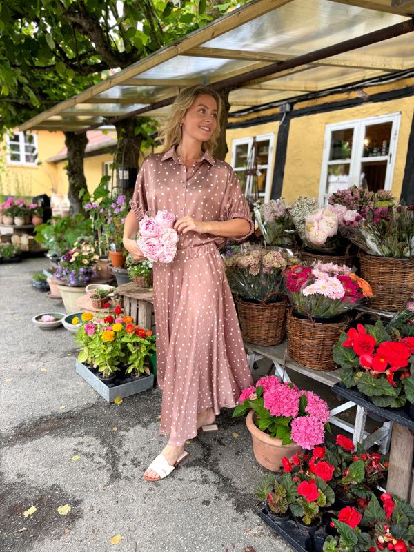 BCMABEL Skjortebluse – prikker