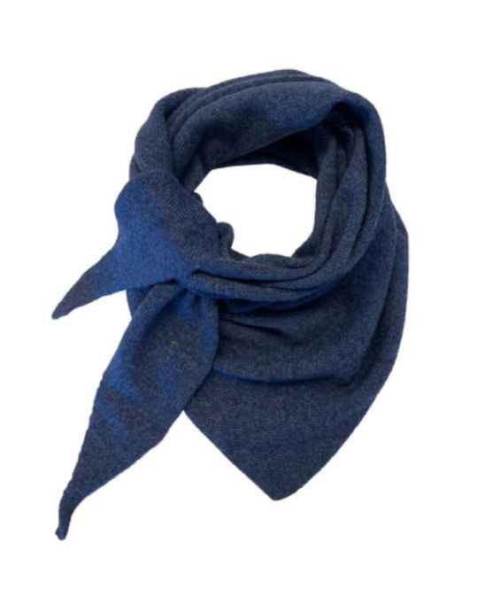 Hovedbilde Skjerf med cashmere og merinoull , blå 