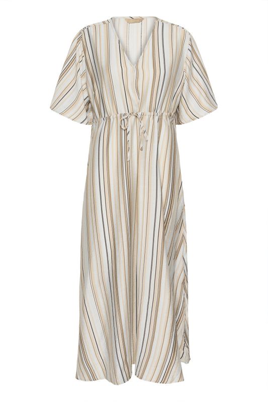 CUpella Dress – Blue/Brown Stripe