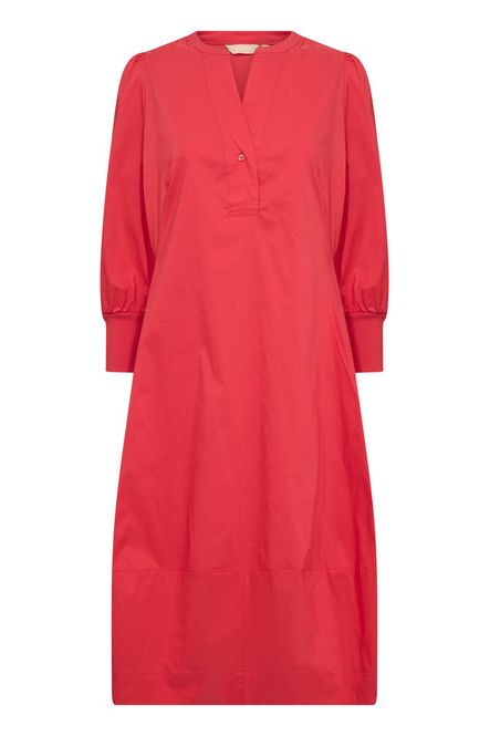 Hovedbilde CUANTOINETT 3/4 SLEEVE DRESS - Fiery Red
