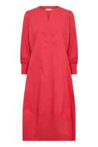 Hovedbilde CUANTOINETT 3/4 SLEEVE DRESS - Fiery Red