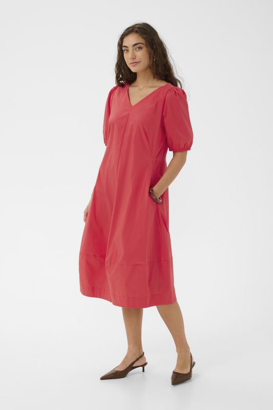 CUantoinett SS Dress - Fiery Red 