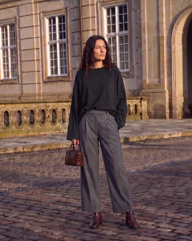 Lilia Pants, Grey