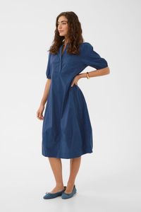 Hovedbilde CUANTOINETT SS PLACKET DRESS,  True Navy – ...