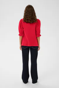 Hovedbilde CUtala Elina SS Blouse - Racing Red
