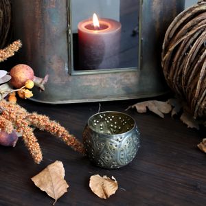 Hovedbilde Telysestake H6/&Oslash;7 cm antique messing