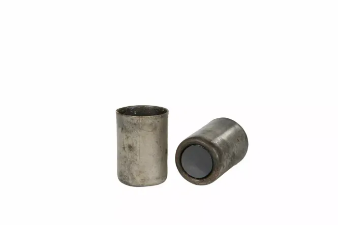 Hovedbilde Kronelysholder med magnet Cloudy/Rusty Ø2x3 cm
