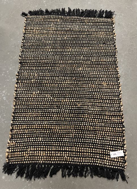 Hovedbilde Jute gulvmatte med frynser