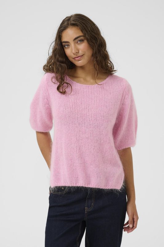 CUcemilie SS Pullover – Lys rosa melert