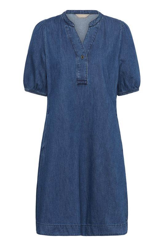 CUberteline Arpa SS Dress - Dark Blue Wash