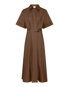 Hovedbilde Pia dress - brun skjortekjole