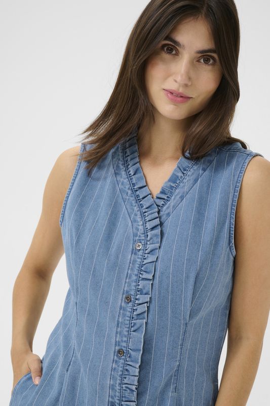 CUrenny Dress – Light Blue Denim