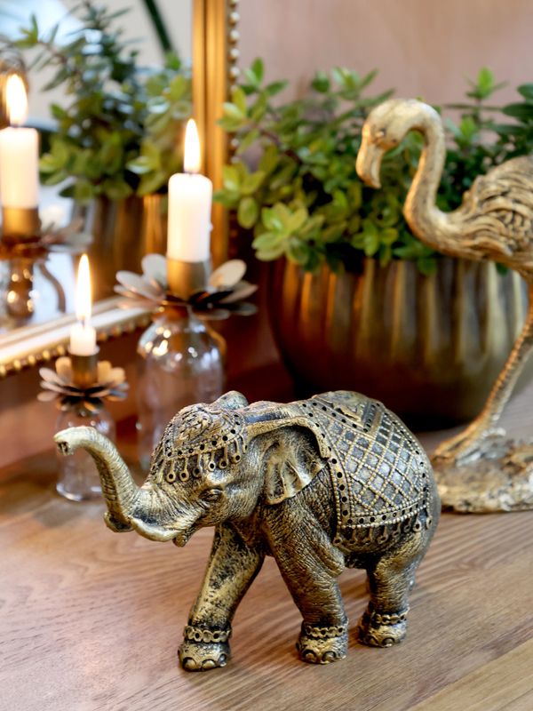 Elefant antique messing