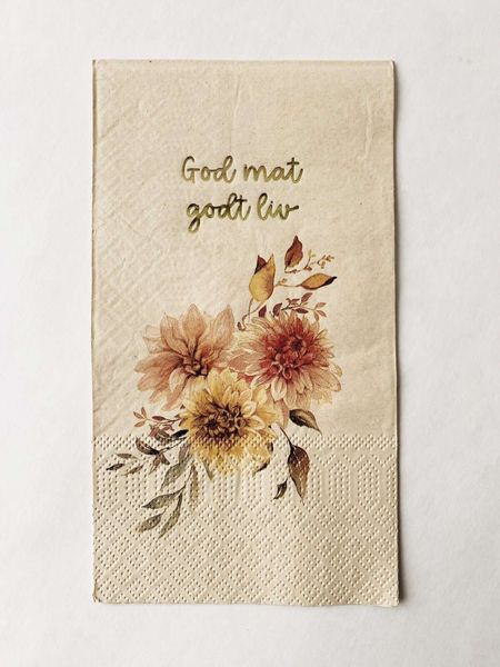 Serviett - God mat, godt liv