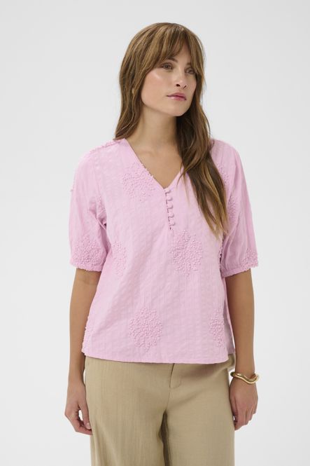 Hovedbilde CUlelau Bluse – Pudderrosa
