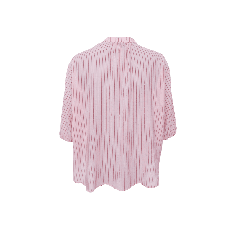 BCKENDALL blouse, rosa eller lys blå